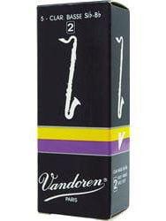 Vandoren Traditional Bass Clarinet Reeds #1 Box of 5 Reeds